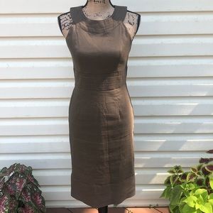 Adrianna Papell Dress Brown Like New Size 6